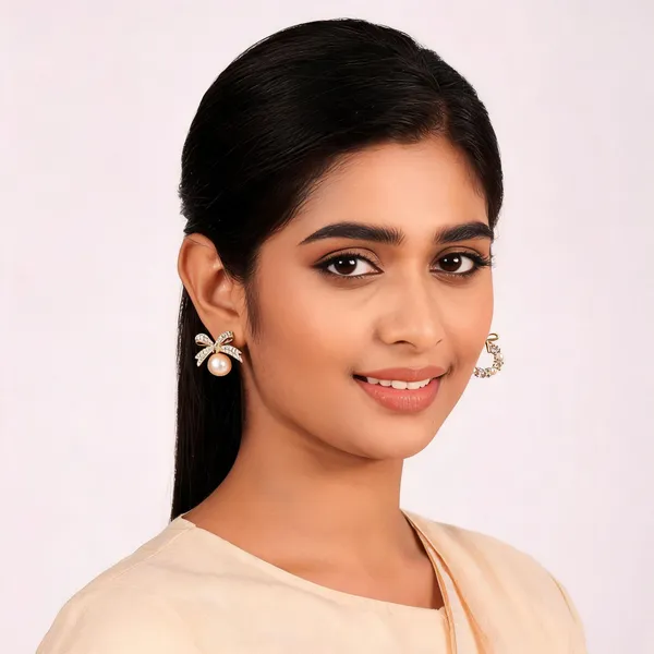 Silver_And_Gold_Alloy_Stud_Earring_For_Women_Pack_Of_2