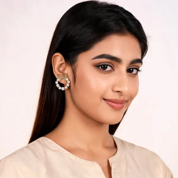 Gold_Alloy_Stud_Earring_For_Women_Pack_Of_2
