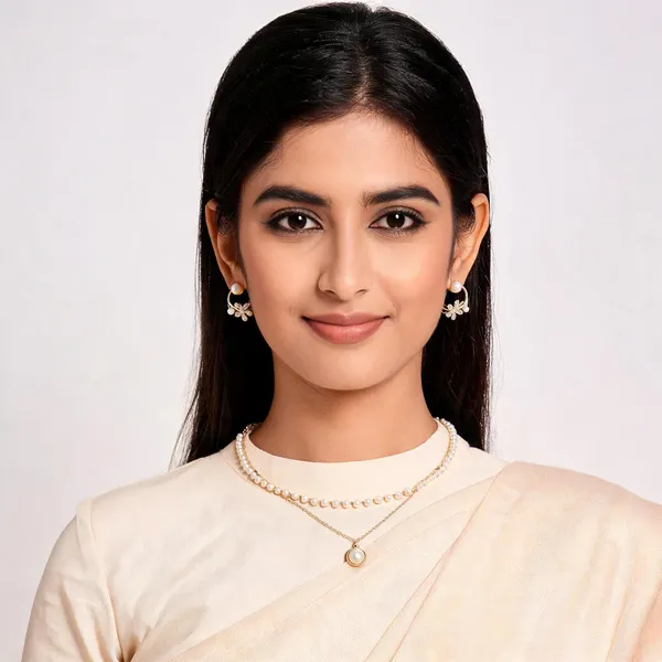 Gold_And_White_Alloy_Jewellery_Set_For_Women_Pack_Of_2