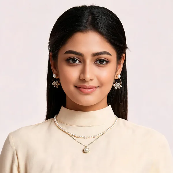 Gold_And_White_Alloy_Jewellery_Set_For_Women_Pack_Of_2