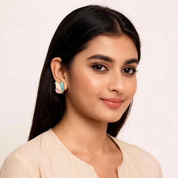 Multicolor_Alloy_Stud_Earring_For_Women_Pack_Of_2