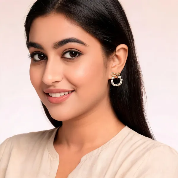 Gold_Alloy_Stud_Earring_For_Women_Pack_Of_2