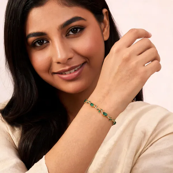 Green_Stainless_Steel_Bracelet_For_Women