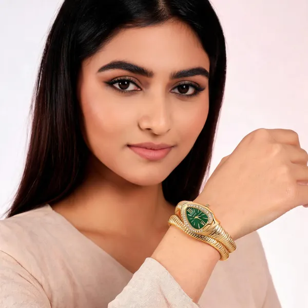 Multicolor_Stainless_Steel_Watch_For_Women