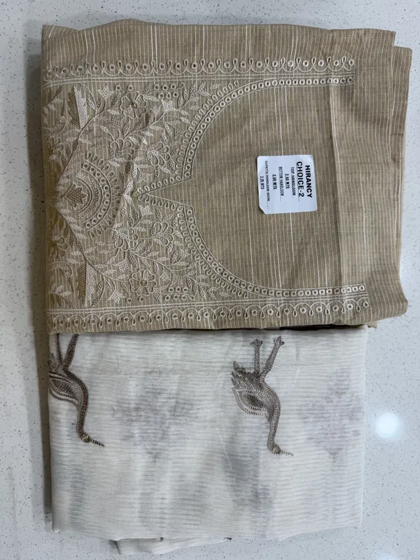 Beige_Handloom_Cotton_Embroidered_Unstitched_Suit_For_Women