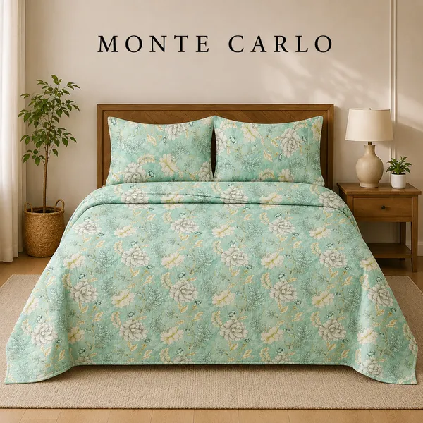 Pure_Cotton_Spring_Floral_Print_Pastel_Blue_Double_Bedsheet
