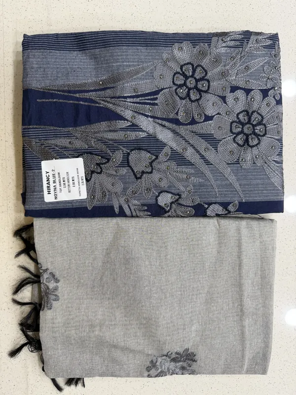 Navy_Grey_Handloom_Cotton_Striped_Embroidered_Unstitched_Suit_For_Women