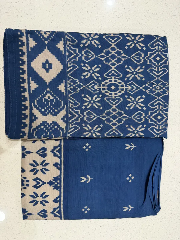 Blue_Maheshwari_Gadwal_Traditional_Motif_Unstitched_Suit_For_Women