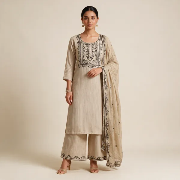 Beige_Handloom_Cotton_Floral_Embroidered_Unstitched_Suit_For_Women