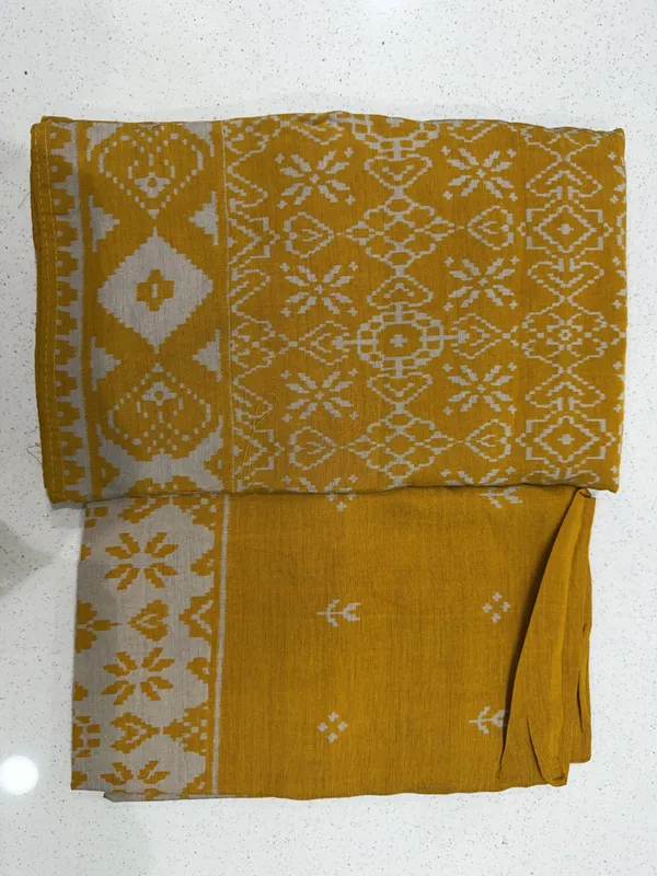 Mustard_Yellow_Maheshwari_Gadwal_Printed_Unstitched_Suit_For_Women