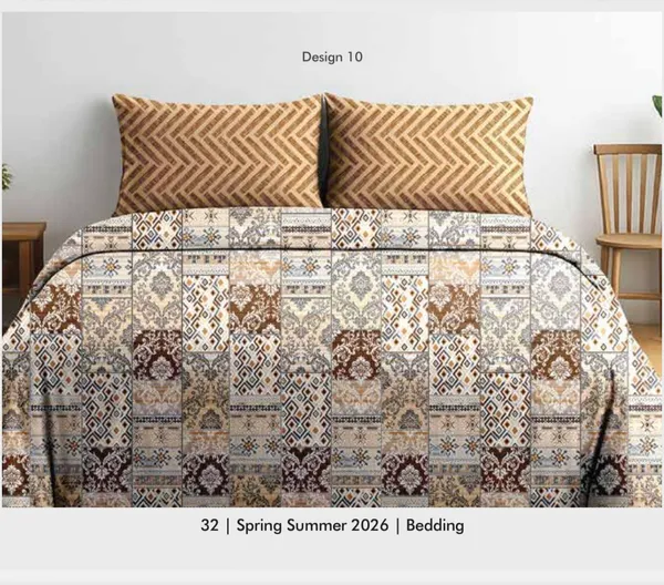 Pure_Cotton_Geometric_Patchwork_Medallion_Print_Double_Bedsheet