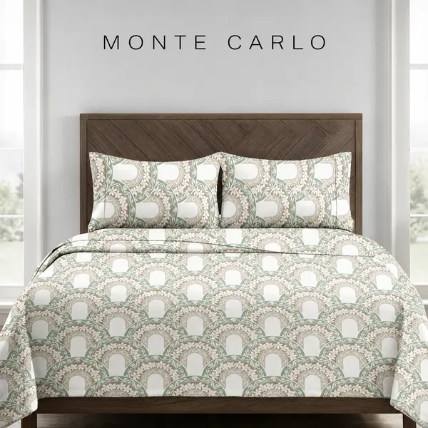 Pure_Cotton_Contemporary_Geometric_Print_Green_Double_Bedsheet