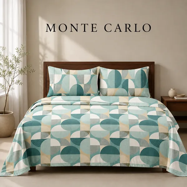 Pure_Cotton_Contemporary_Geometric_Print_Teal_Double_Bedsheet