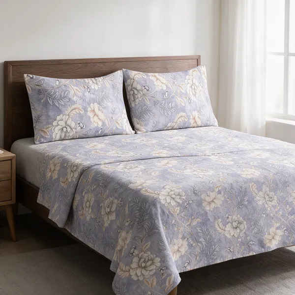 Pure_Cotton_Contemporary_Geometric_Print_Blue_White_Double_Bedsheet