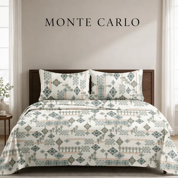 Pure_Cotton_Contemporary_Geometric_Print_White_And_Sea_Green_Double_Bedsheet