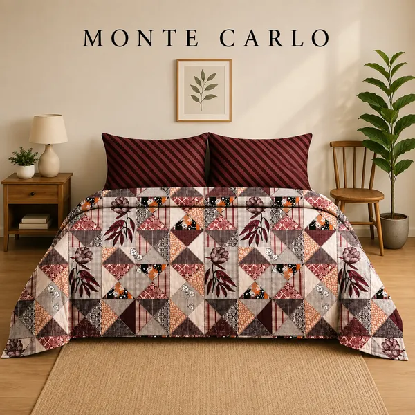 Pure_Cotton_Patchwork_Floral_Geometric_Print_Double_Bedsheet
