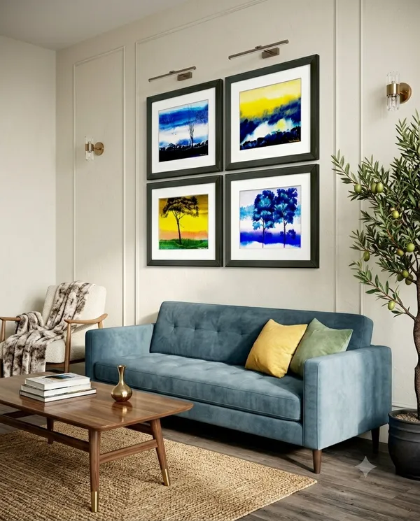 Framed_Painting_Premium_Wall_Art_Pack_of_4