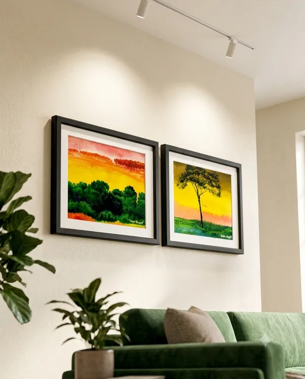 Green_Forest_Living_Room_Set_-_Premium_Wall_Art_Pack_of_2_-_Perfect_decor_for_Living_Room,_Bedroom_,_Offices_or_any_space