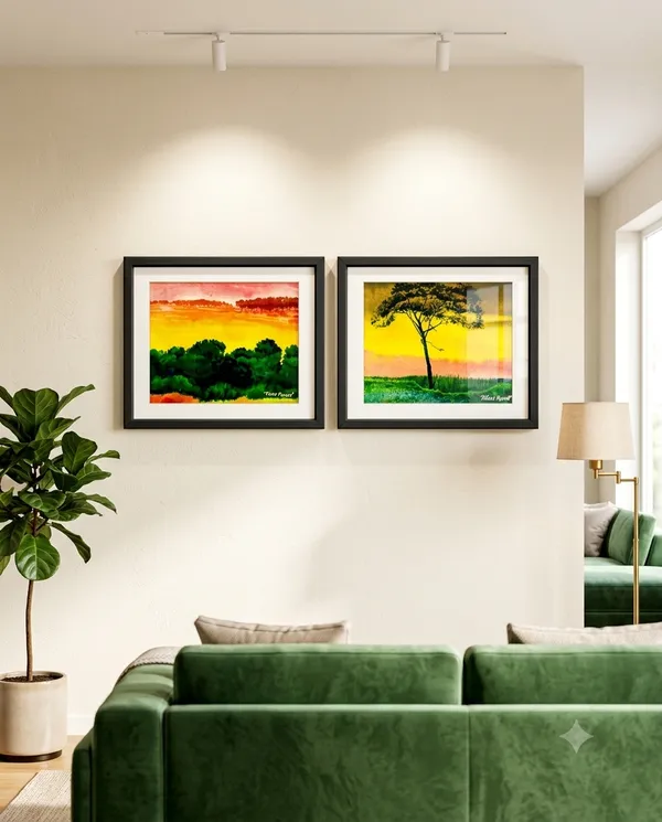 Green_Forest_Living_Room_Set_-_Premium_Wall_Art_Pack_of_2_-_Perfect_decor_for_Living_Room,_Bedroom_,_Offices_or_any_space