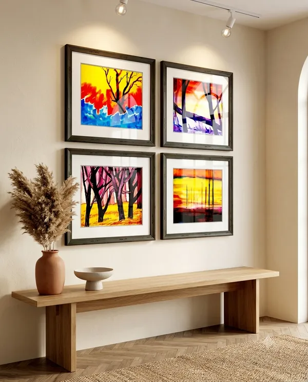 Framed_Painting_Premium_Wall_Art_Pack_of_4