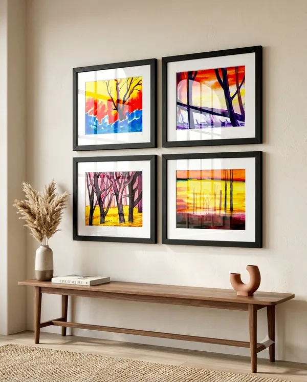 Framed_Painting_Premium_Wall_Art_Pack_of_4
