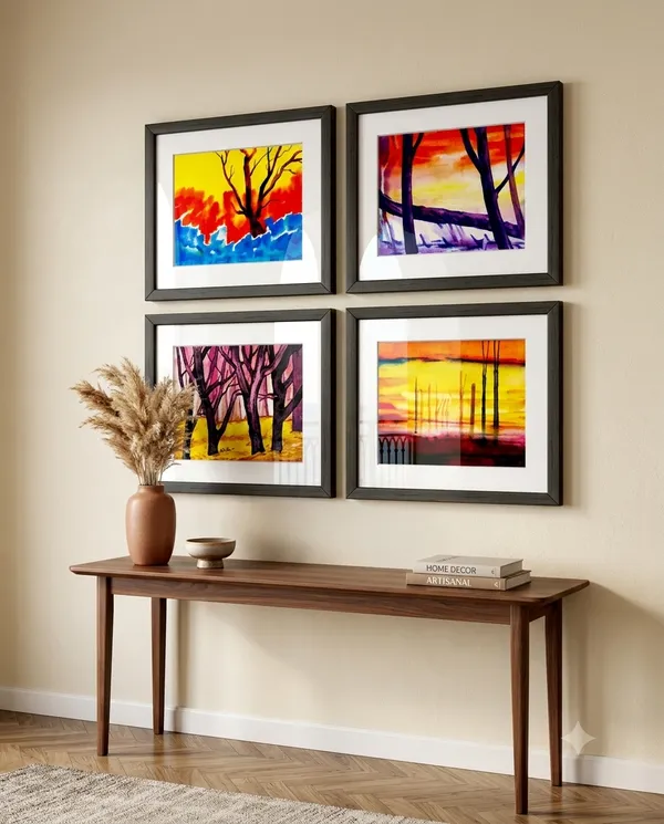 Framed_Painting_Premium_Wall_Art_Pack_of_4