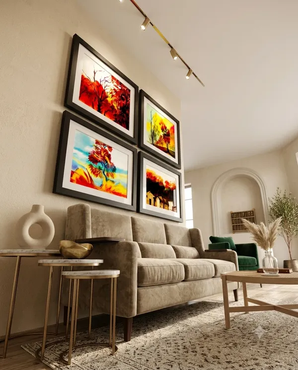Framed_Painting_Premium_Wall_Art_Pack_of_4