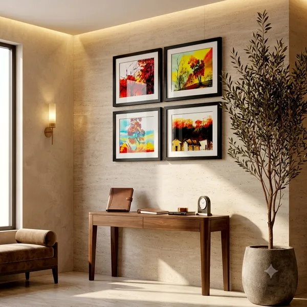 Framed_Painting_Premium_Wall_Art_Pack_of_4