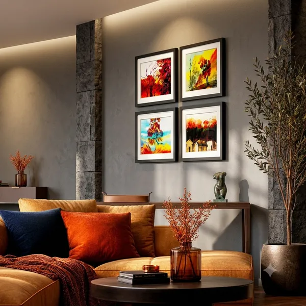 Framed_Painting_Premium_Wall_Art_Pack_of_4