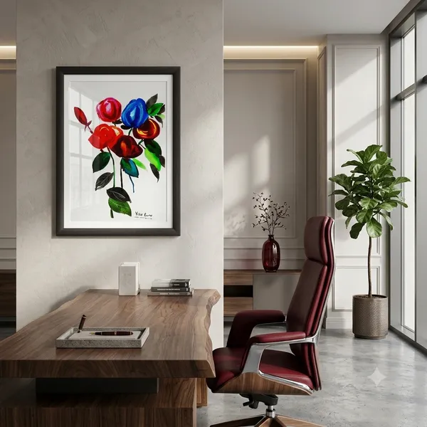 Premium_Red_Rose_Botanical_Wall_Art_-_Premium_Wall_Art_-_Perfect_decor_for_Living_Room,_Bedroom_,_Offices_or_any_space