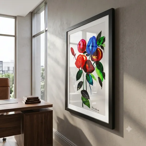 Premium_Red_Rose_Botanical_Wall_Art_-_Premium_Wall_Art_-_Perfect_decor_for_Living_Room,_Bedroom_,_Offices_or_any_space