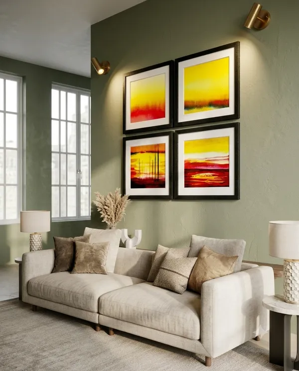Framed_Painting_Premium_Wall_Art_Pack_of_4