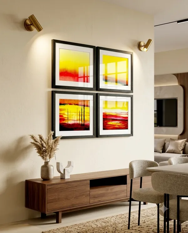 Framed_Painting_Premium_Wall_Art_Pack_of_4