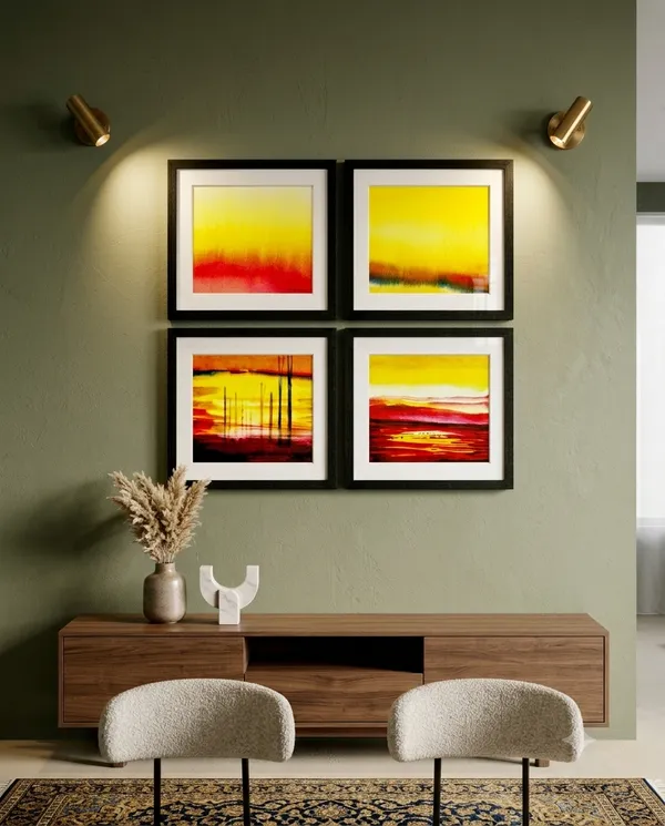Framed_Painting_Premium_Wall_Art_Pack_of_4