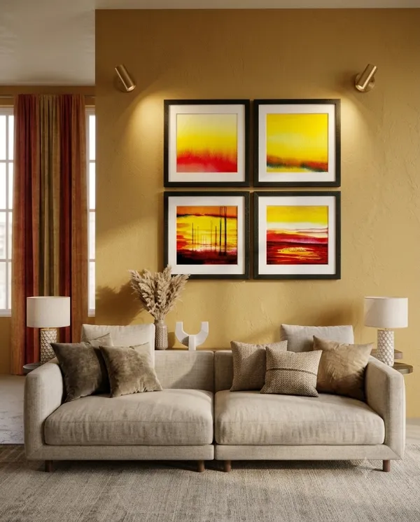Framed_Painting_Premium_Wall_Art_Pack_of_4