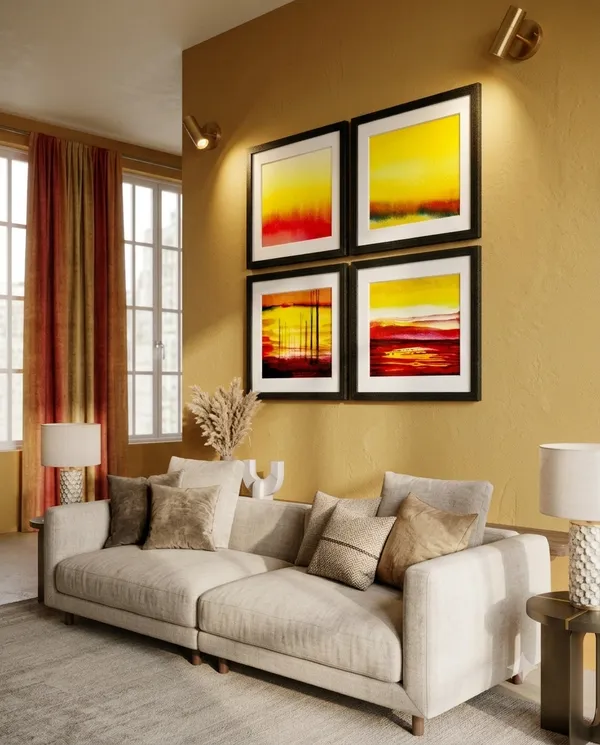 Framed_Painting_Premium_Wall_Art_Pack_of_4