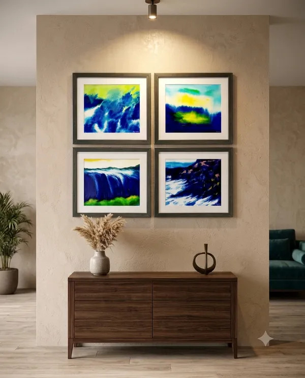 Framed_Painting_Premium_Wall_Art_Pack_of_4