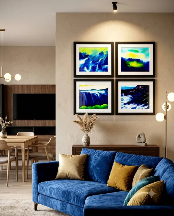 Framed_Painting_Premium_Wall_Art_Pack_of_4