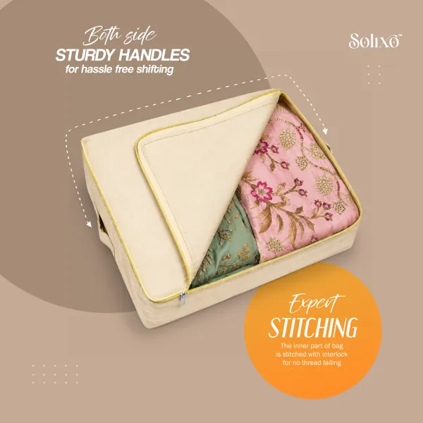 Cream_Cotton_Canvas_Zip_Closure_Saree_Lehenga_Storage_Bag_Pack_Of_6