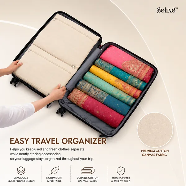 Cream_Cotton_Zip_Closure_Saree_Storage_Bag_Pack_Of_12