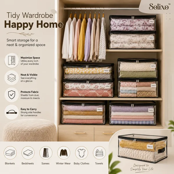 Pack_of_6_Transparent_Storage_Bags_for_Clothes,_Saree_Cover_Organizer,_Waterproof_PVC_Storage_Bag,_Wardrobe_Clothes_Organizer_for_Small_Blankets,_Bedsheets,_Toys_&_Documents_|_18_x_12_x_6.5_Inch