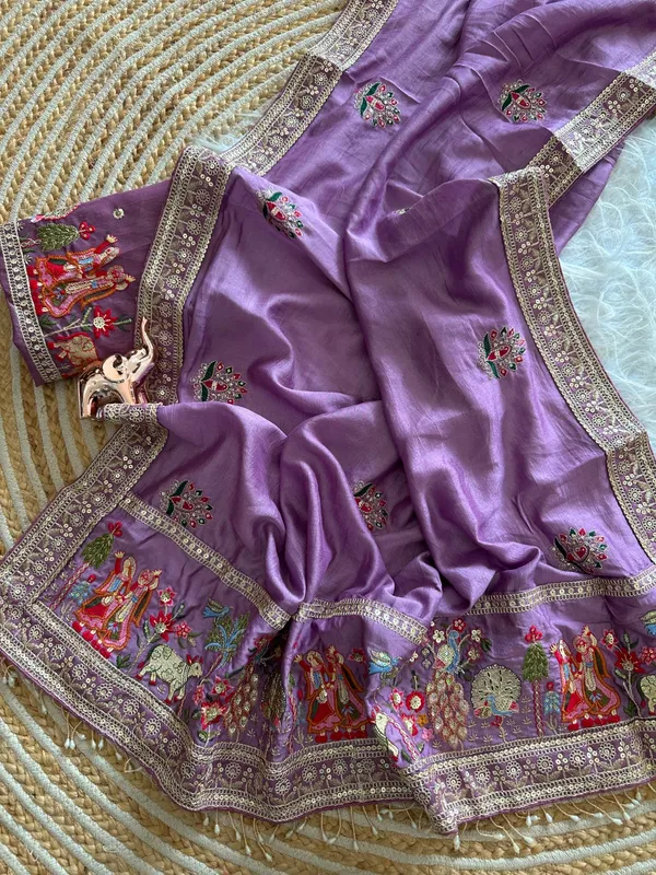 Purple_Vichitra_Silk_Saree_For_Women