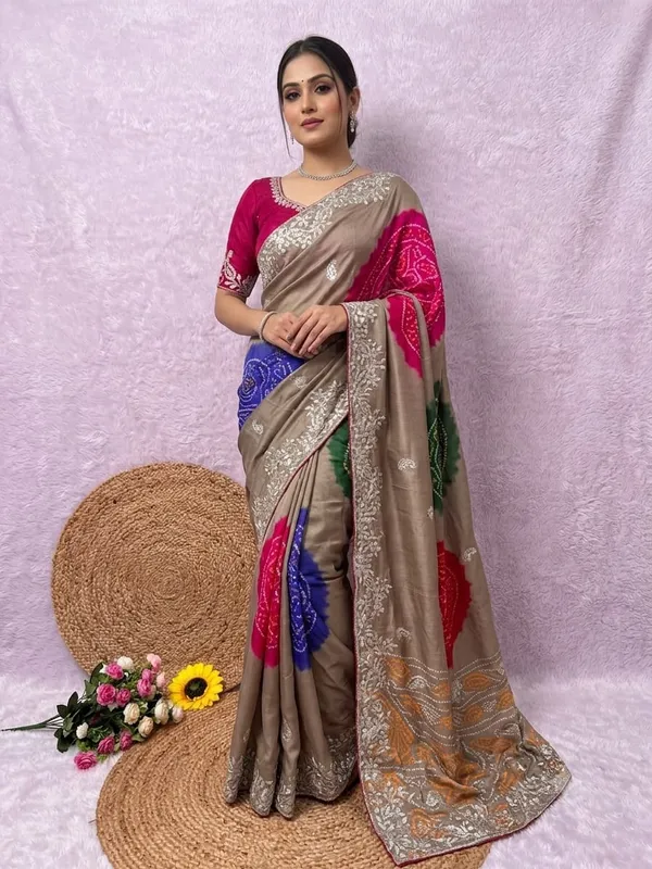 Grey_Moss_Chiffon_Silk_Saree_For_Women