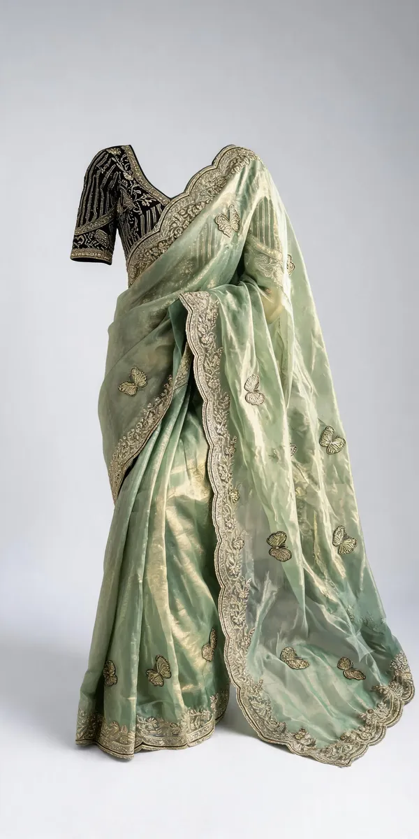 Pista_Satin_Saree_For_Women
