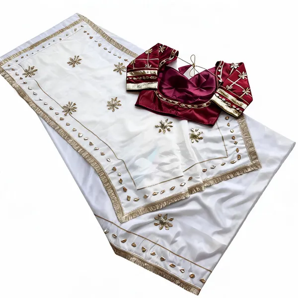 White_Crepe_Silk_Saree_For_Women