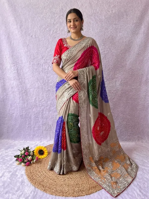 Grey_Moss_Chiffon_Silk_Saree_For_Women