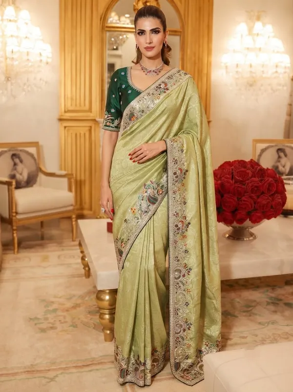Pista_Green_Soft_Pure_Kanjivaram_Silk_Saree_For_Women