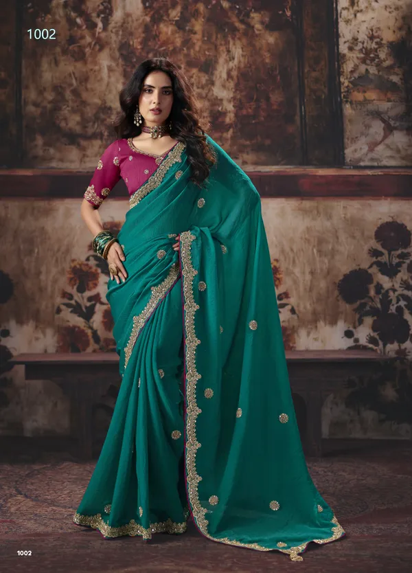 Rama_Tissue_Organza_Saree_For_Women