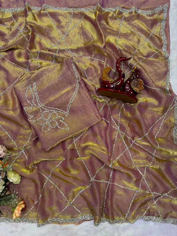 Onion_Pink_Space_Silk_Saree_For_Women