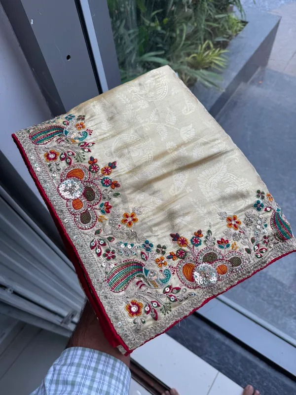 Off_White_And_Maroon_Soft_Pure_Kanjivaram_Silk_Saree_For_Women